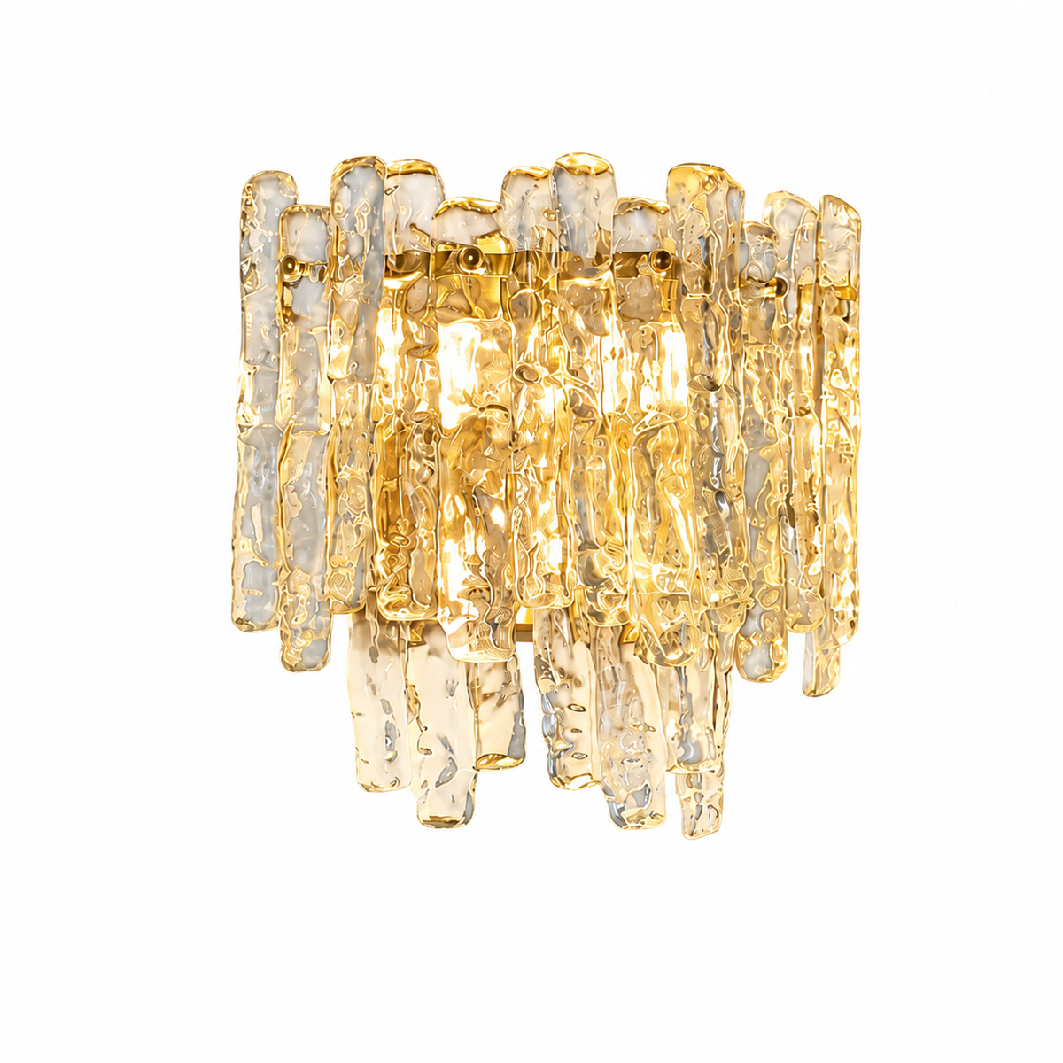 Aureline Murano-Style Textured Glass Wall Sconce