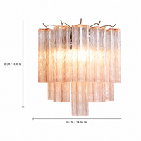 Floravia Murano-Style Glass Wall Sconce