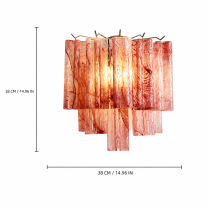 Floravia Murano-Style Glass Wall Sconce
