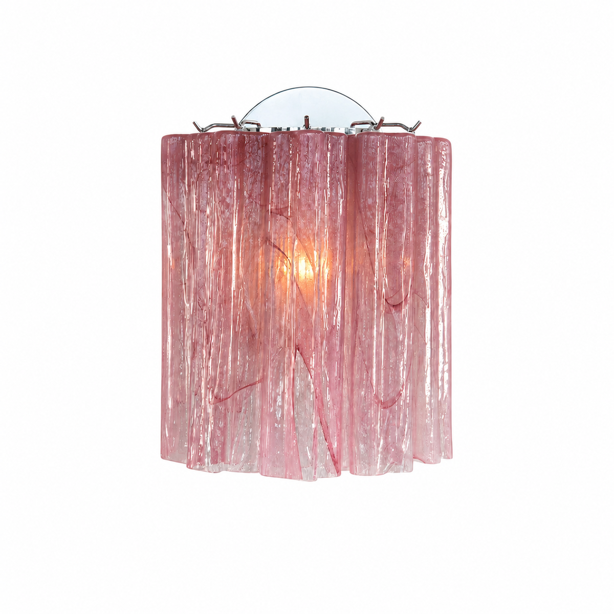 Mirelle Murano-Style Fluted Glass Wall Sconce