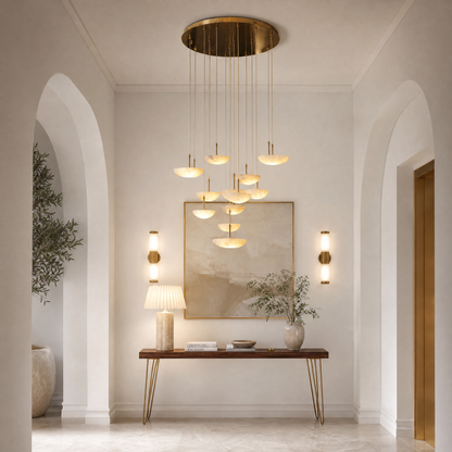 Ciottolo Modern Alabaster Pendant Light Fixtures