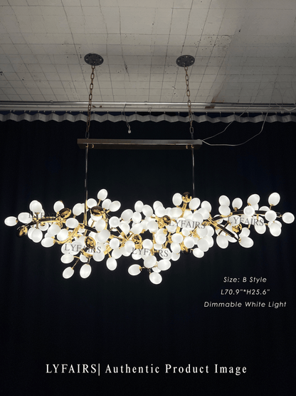 Contemporary Art Style Luxury White Grape Chandelier