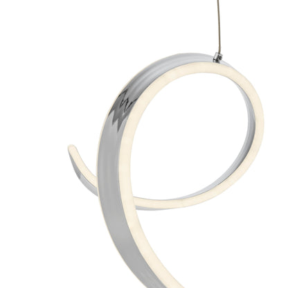 Copenhagen LED Chandelier Chrome