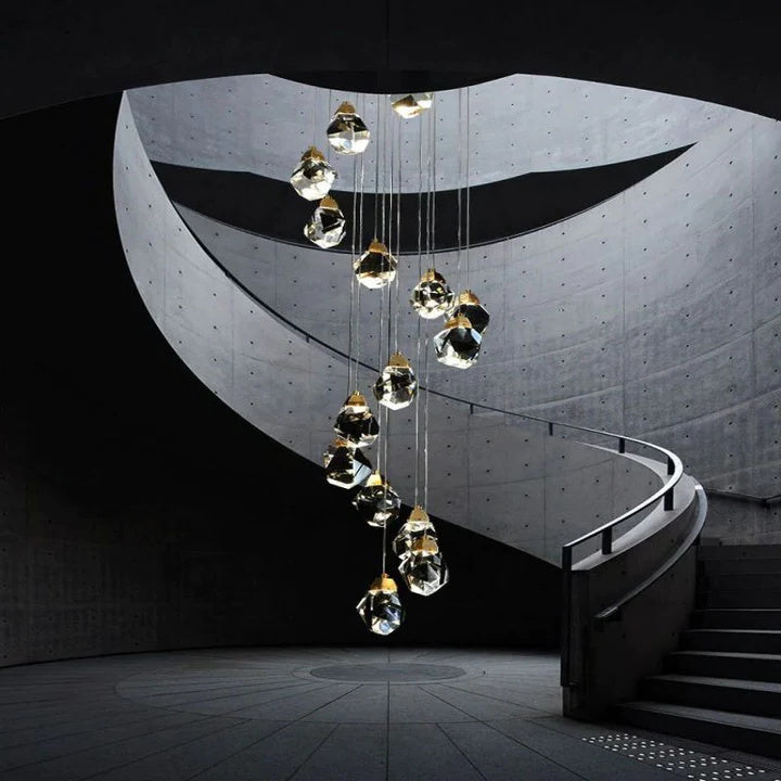 Auria Crystal Staircase Chandelier