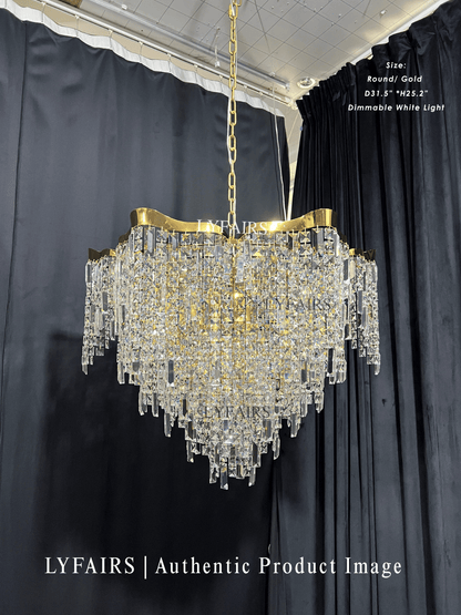 Crystal Tassel Chandelier Set For Living Room/Dining Room/Bedroom
