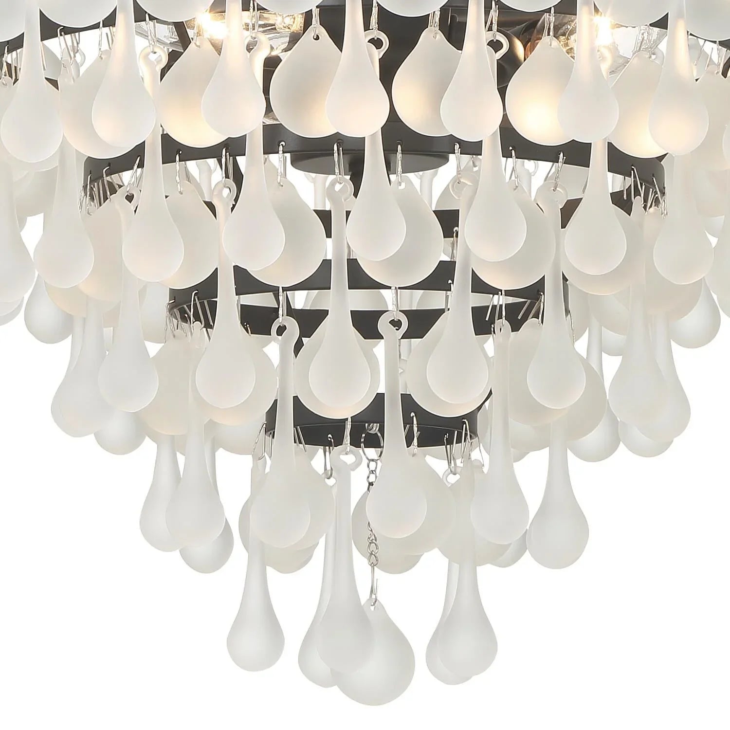 Calypso 13 Inch 3 Light Semi Flush Mount