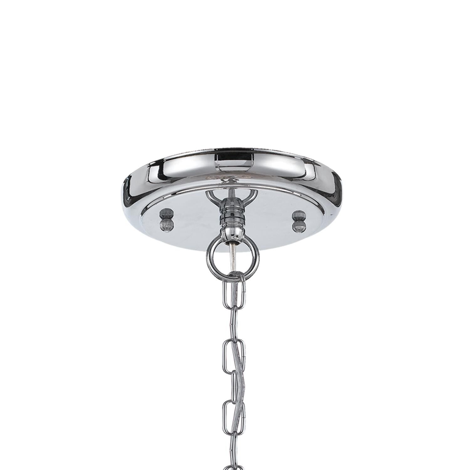 Crystorama Calypso 7 Inch Mini Chandelier Vibrant Bronze Clear Crystal