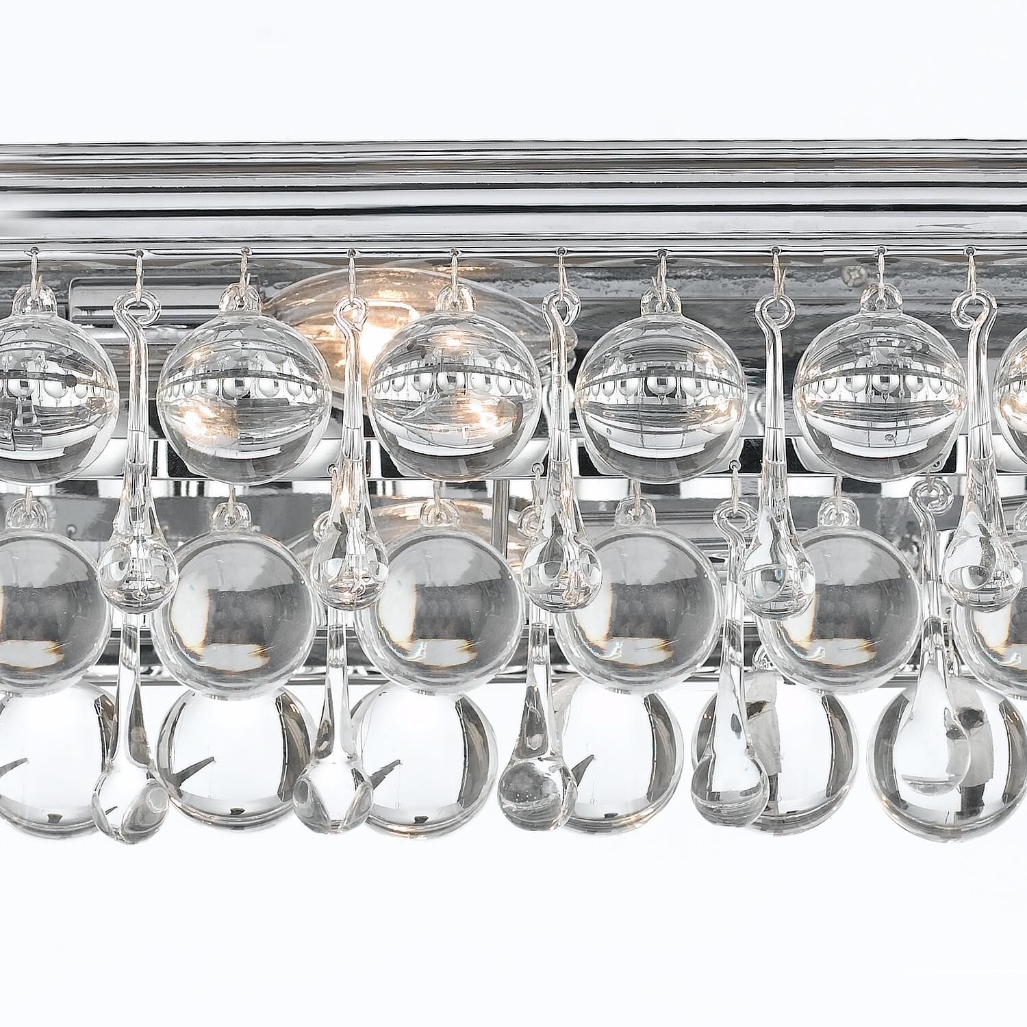 Calypso 33-Inch 8-Light Crystal Bath Vanity Light