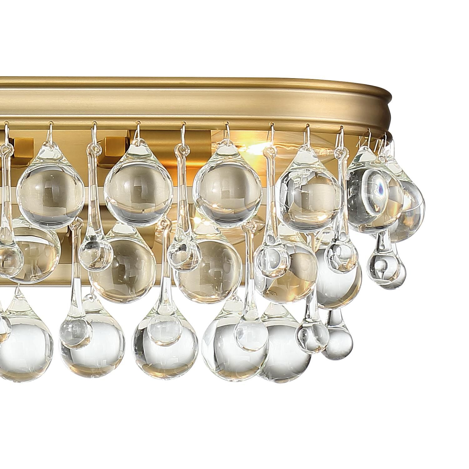 Calypso 33-Inch 8-Light Crystal Bath Vanity Light