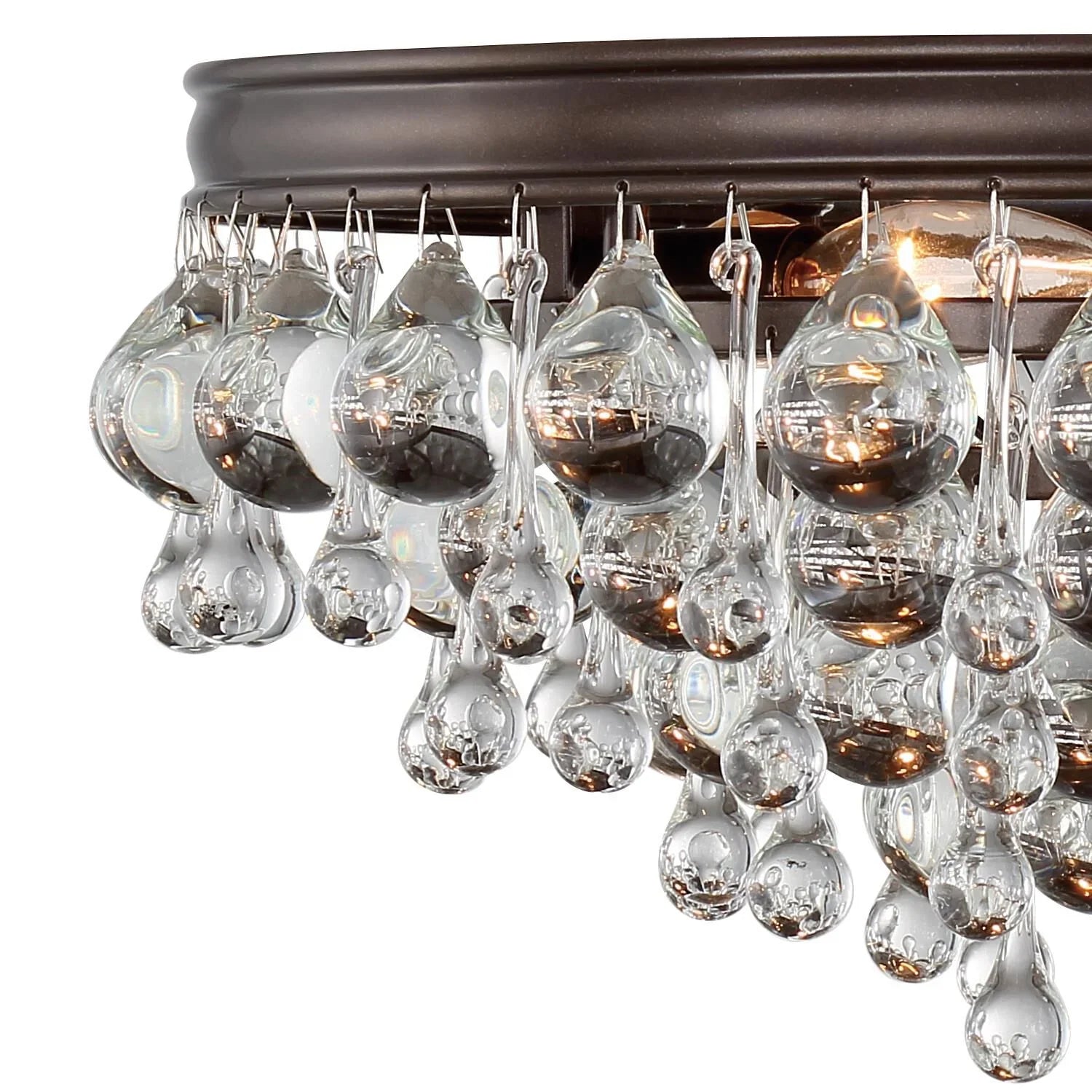 Calypso 20 Inch 6-Light Crystal Flush Mount