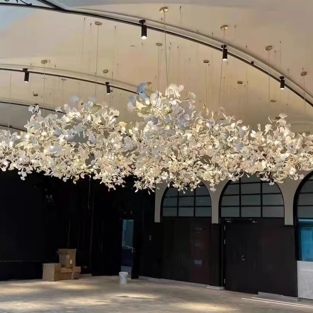Gingko Leaves Chandelier 196.8"