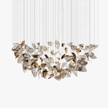 Shake Leaves Chandelier 31.8" 39.4" 47.2"