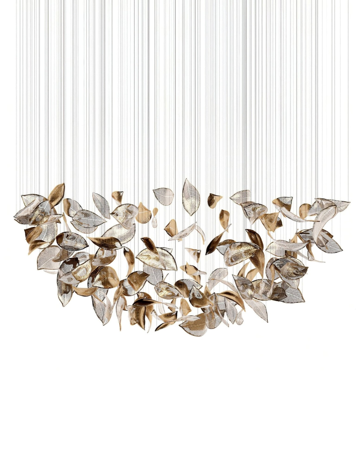 Shake Leaves Chandelier 31.8" 39.4" 47.2"