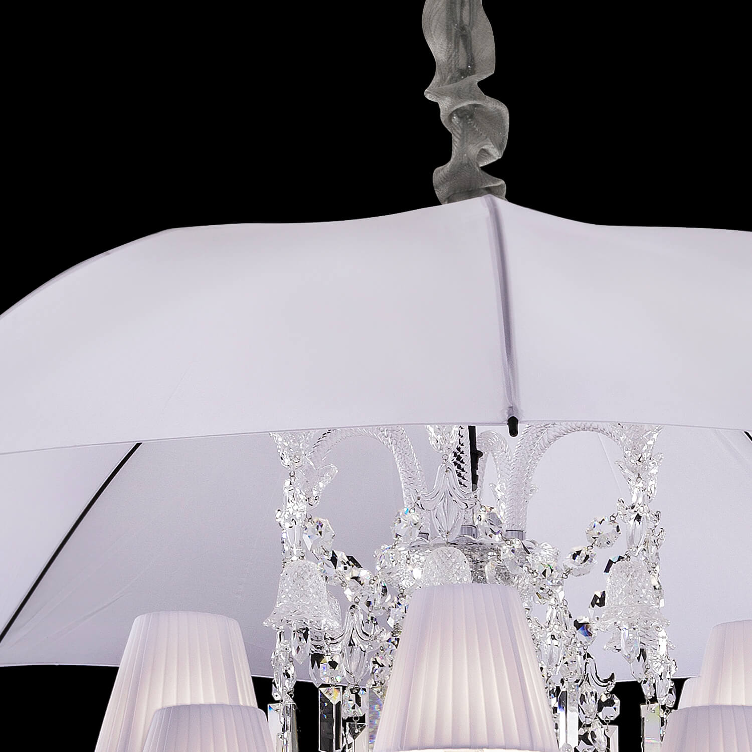 Arcadian Style Marie Coquine Crystal Chandelier