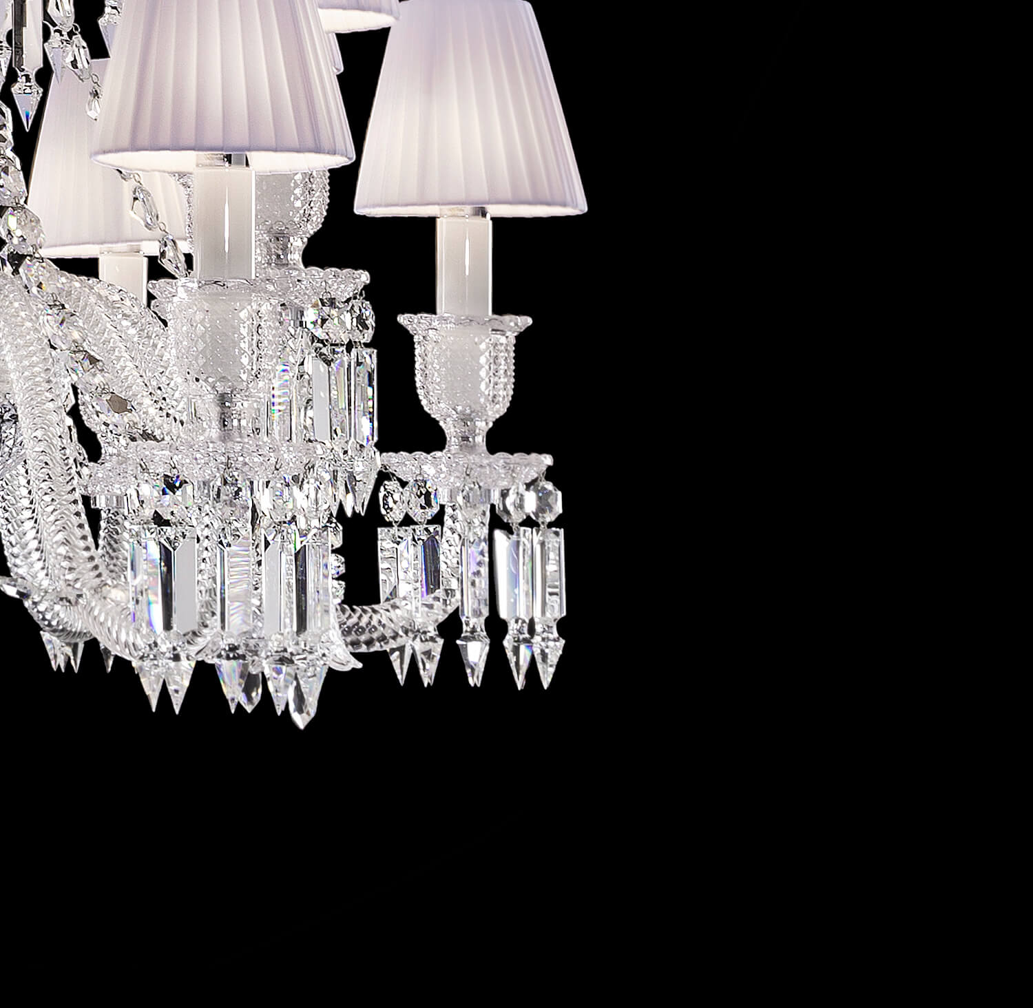 Arcadian Style Marie Coquine Crystal Chandelier