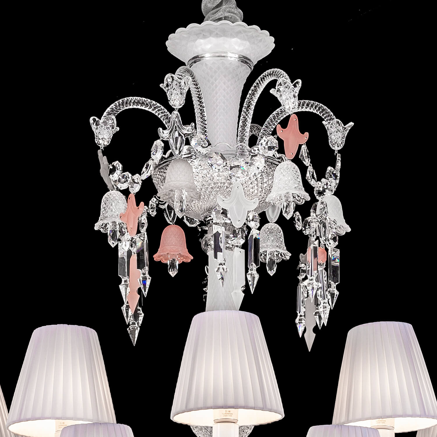 Arcadian Short Neck Zenith Crystal Chandelier