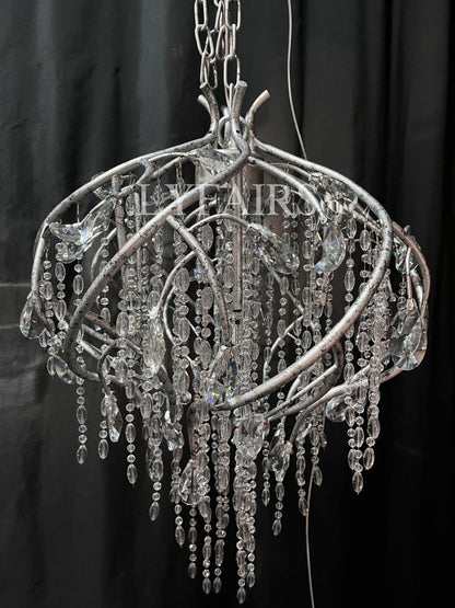 Vintage Style Designer Creative Branch Crystal Pendant For Dining Table/Entryway