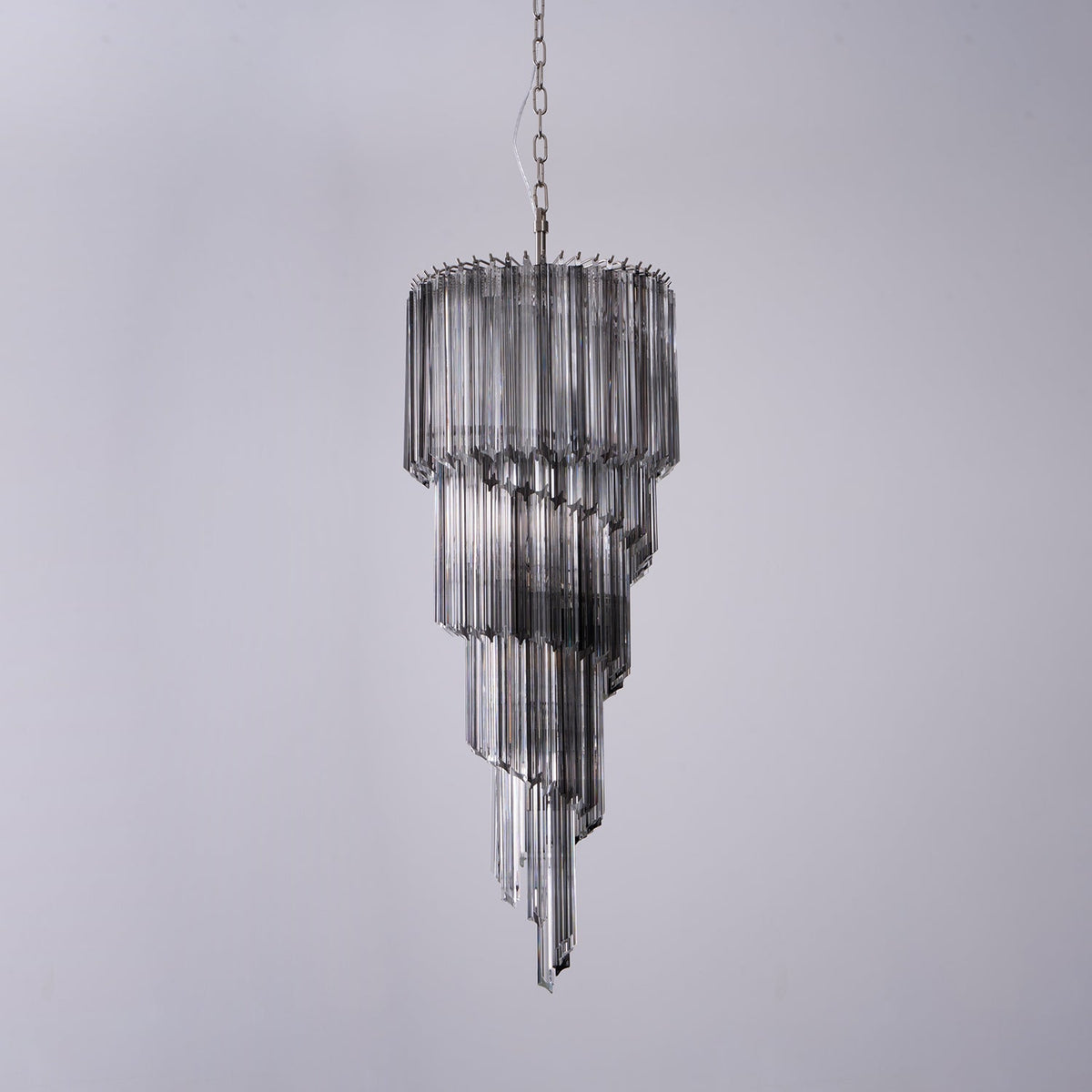 Lucente Noir Spiral Chandelier - Vakkerlight