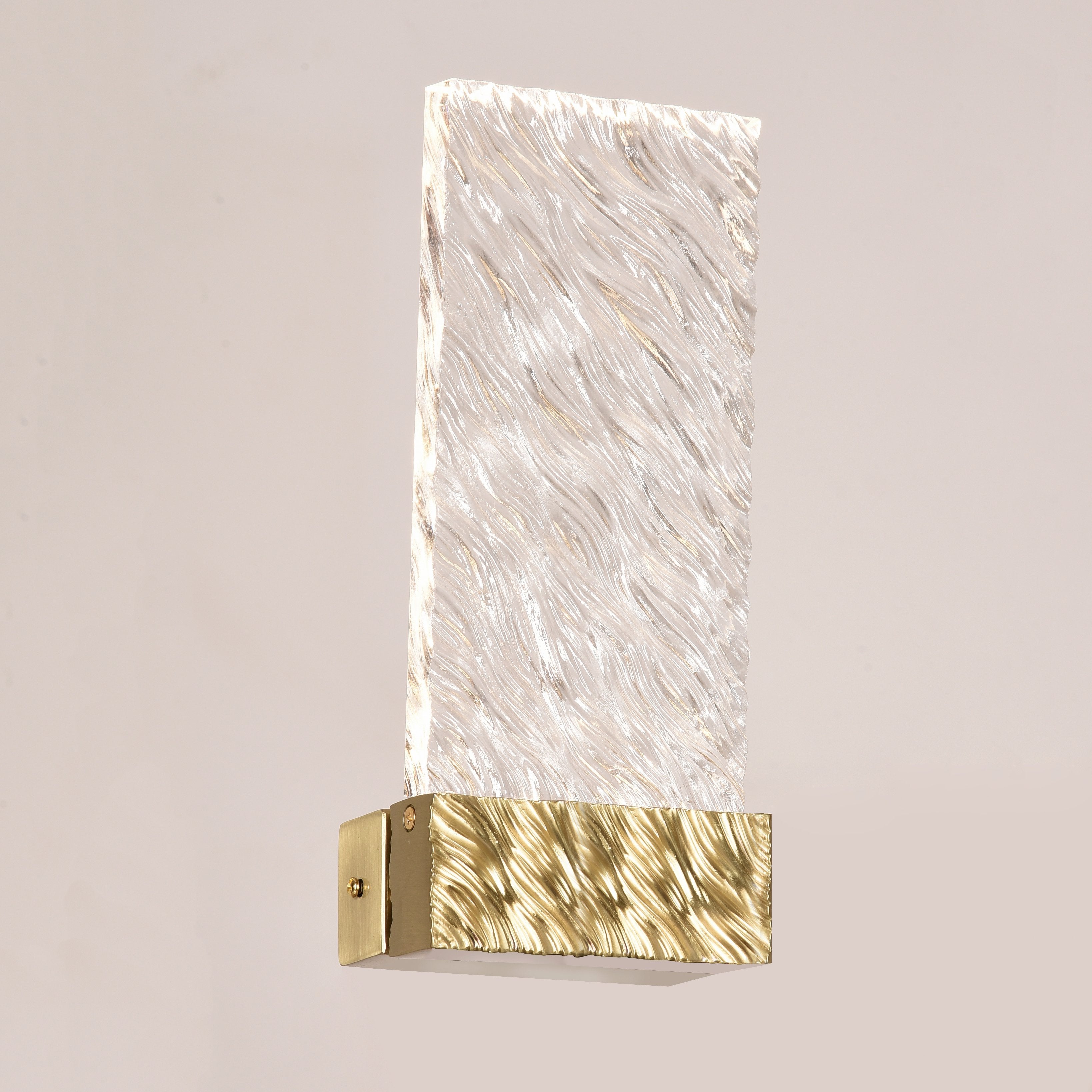 Muhamet LED Luxury Modern Glass Wall Sconce