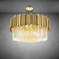 Elian Round Crystal Chandelier