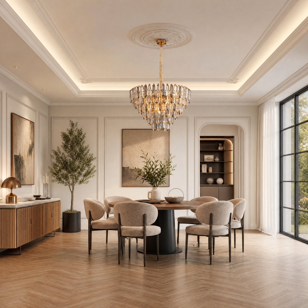 Eterea Brass Chandelier