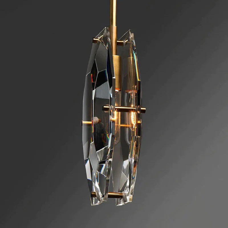 Conzy Faceted Crystal Pendant Lighting
