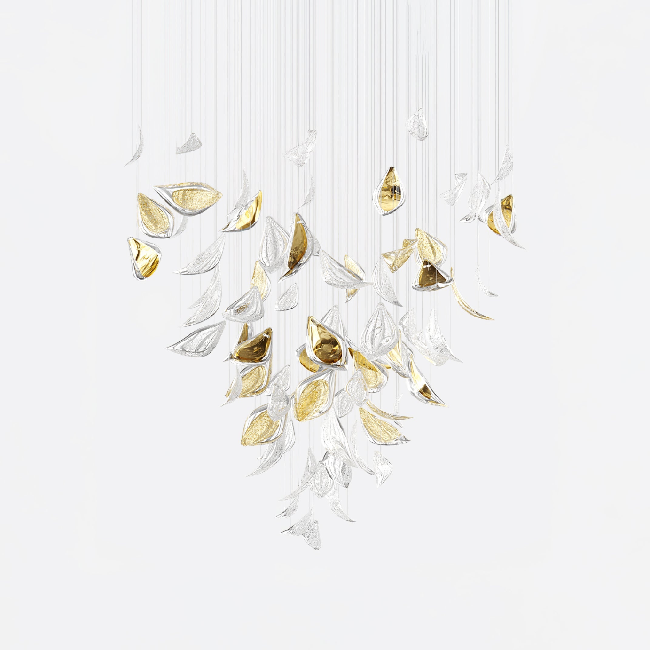 Floating Leaves Chandelier