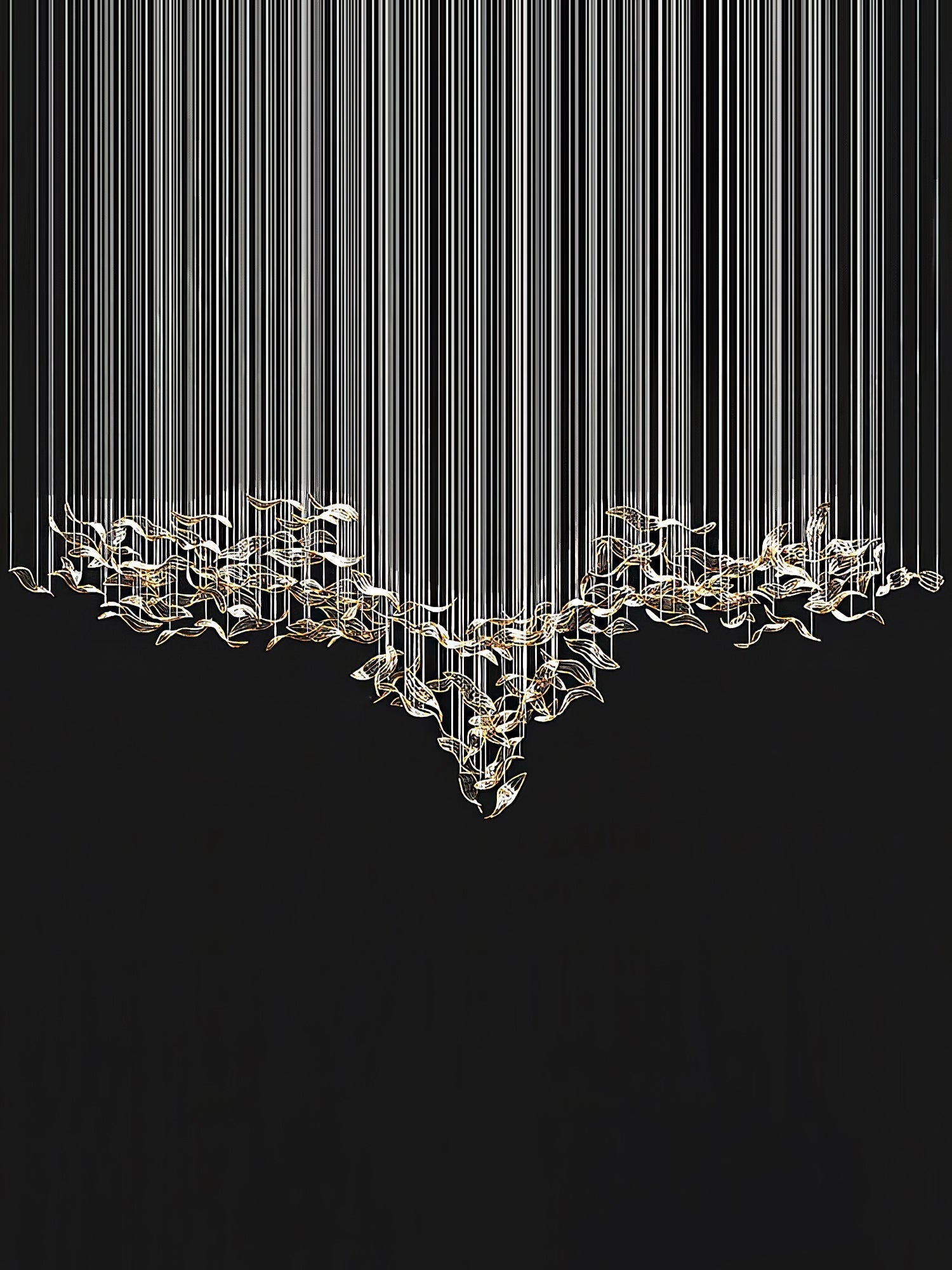 Fluttering Leaves Chandelier