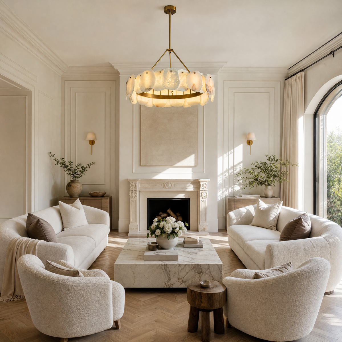 Foglia Flower Pedal Chandelier