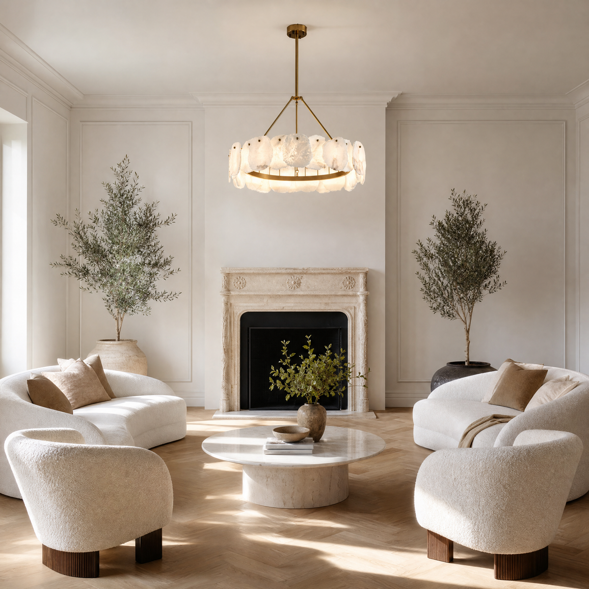 Foglia Flower Pedal Chandelier