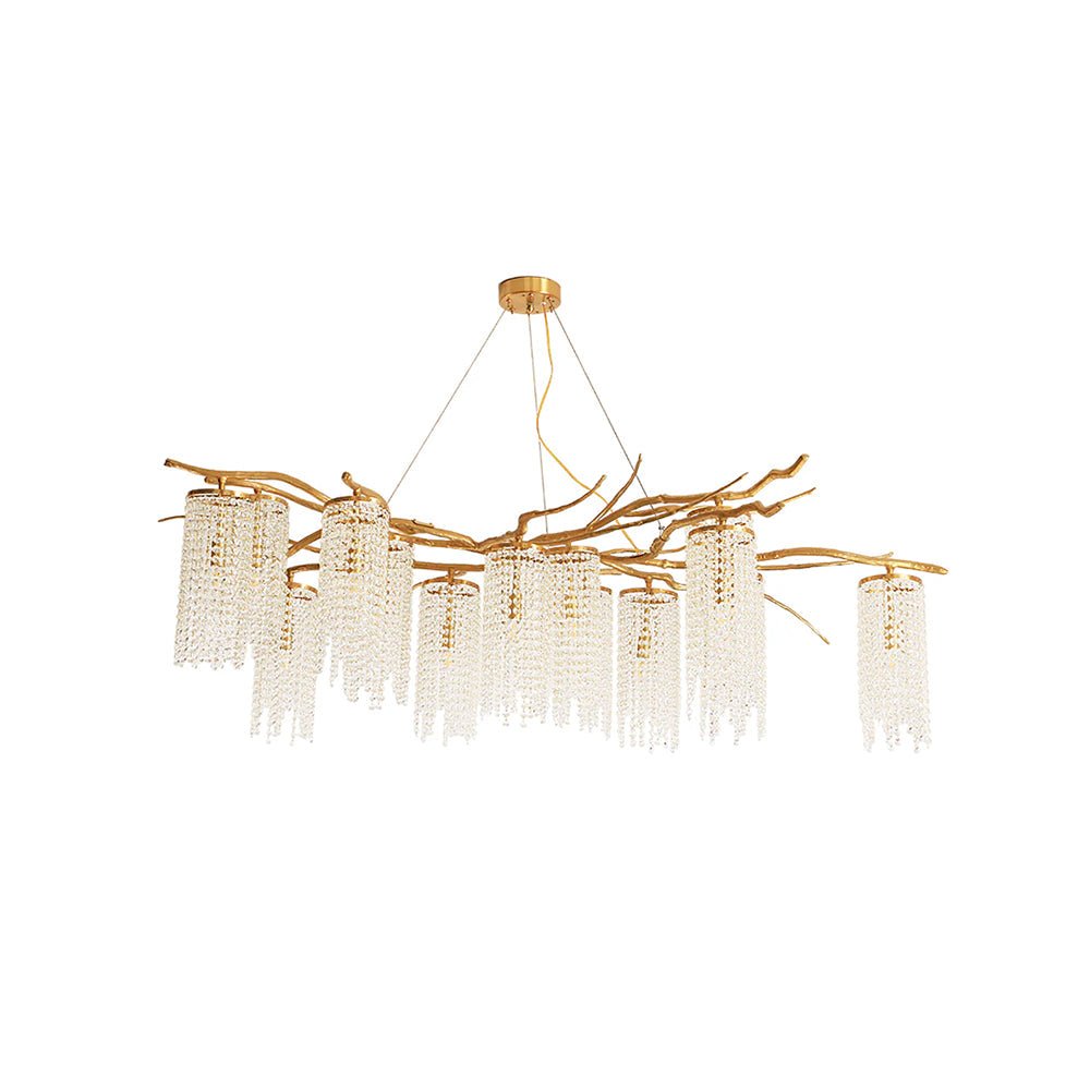 Forest Dawn Brass Chandelier - Vakkerlight