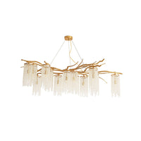 Forest Dawn Brass Chandelier - Vakkerlight