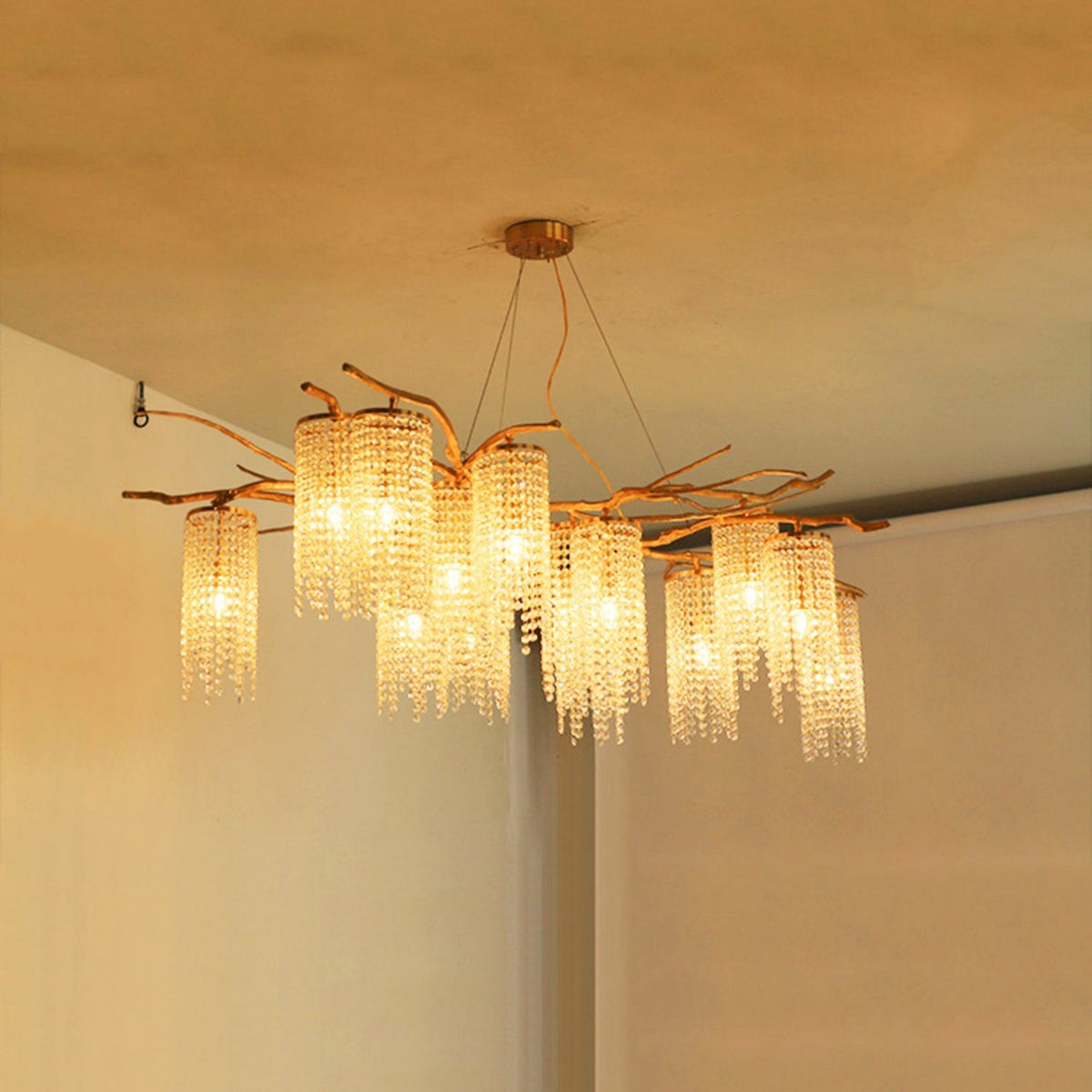 Forest Dawn Brass Chandelier - Vakkerlight