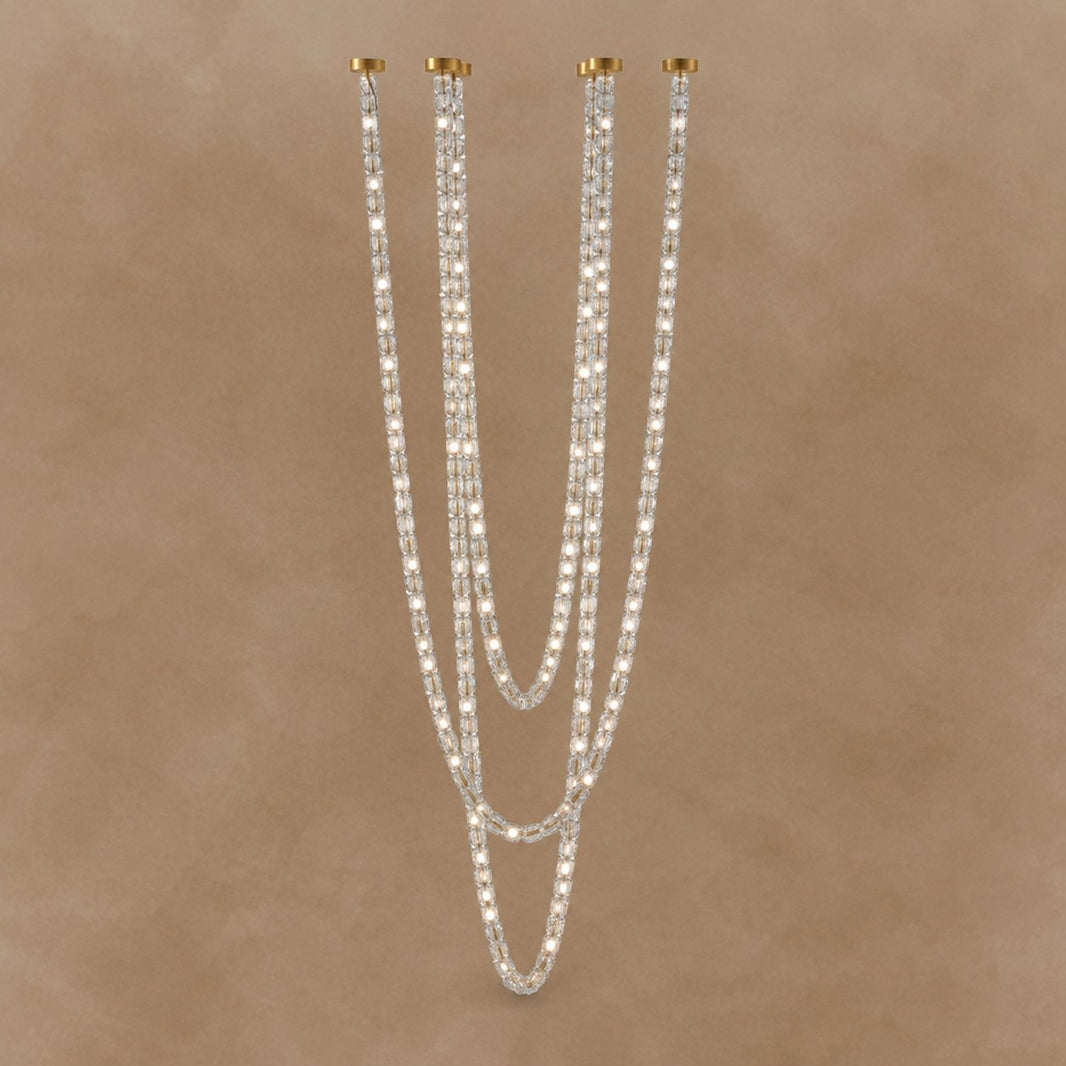 Gabriel Cascade LED Chandelier 47.2" 59"