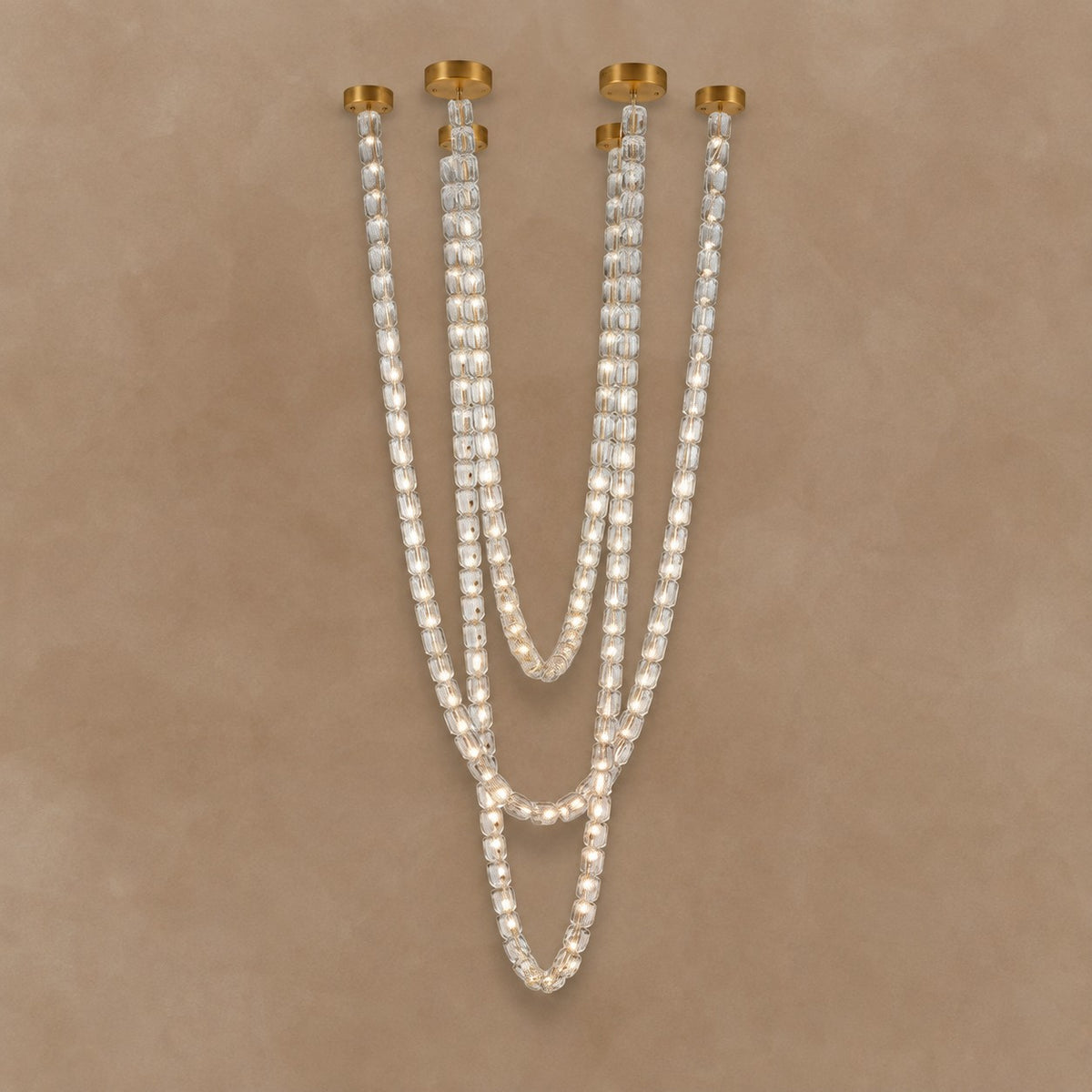 Gabriel Cascade LED Chandelier 47.2" 59"