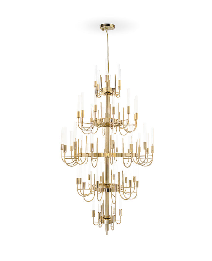 Luxury Gala 52 Light Crystal Modern Chandelier