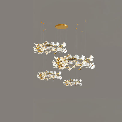 Gingko Leaves Chandelier 196.8"