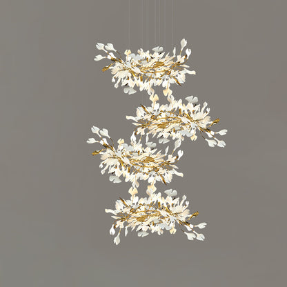 Gingko Leaves Chandelier 196.8"