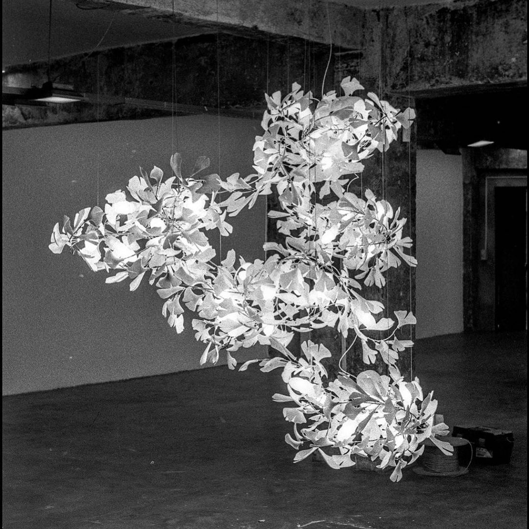 Gingko Leaves Chandelier 196.8"