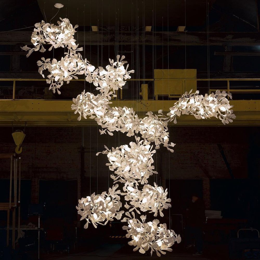 Gingko Leaves Chandelier 196.8"