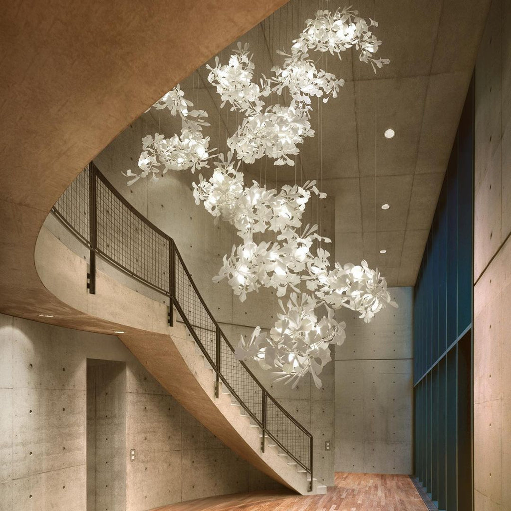 Gingko Leaves Chandelier 196.8"