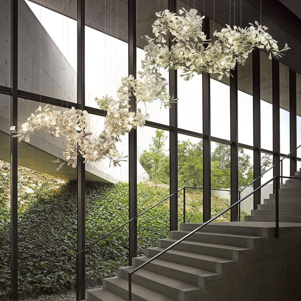 Gingko Leaves Chandelier 196.8"