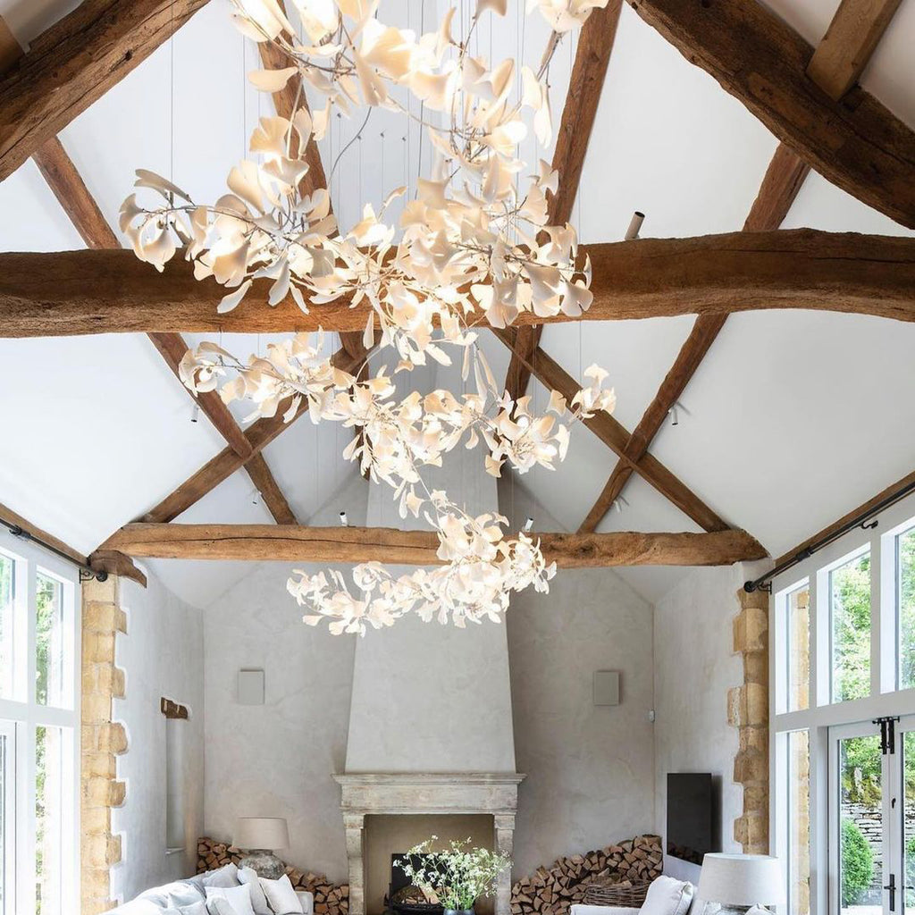 Gingko Leaves Chandelier 196.8"
