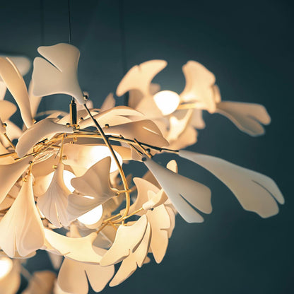 Gingko Leaves Chandelier 196.8"