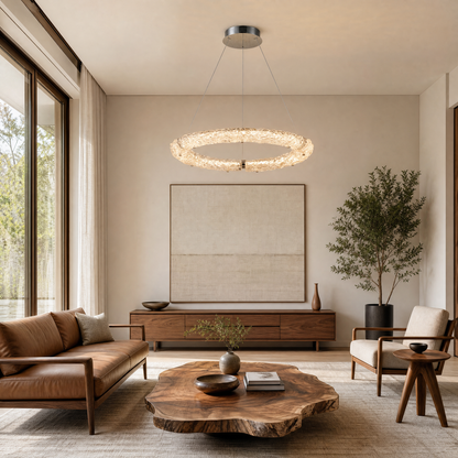 Glitter Glamorous Modern Glass Chandelier