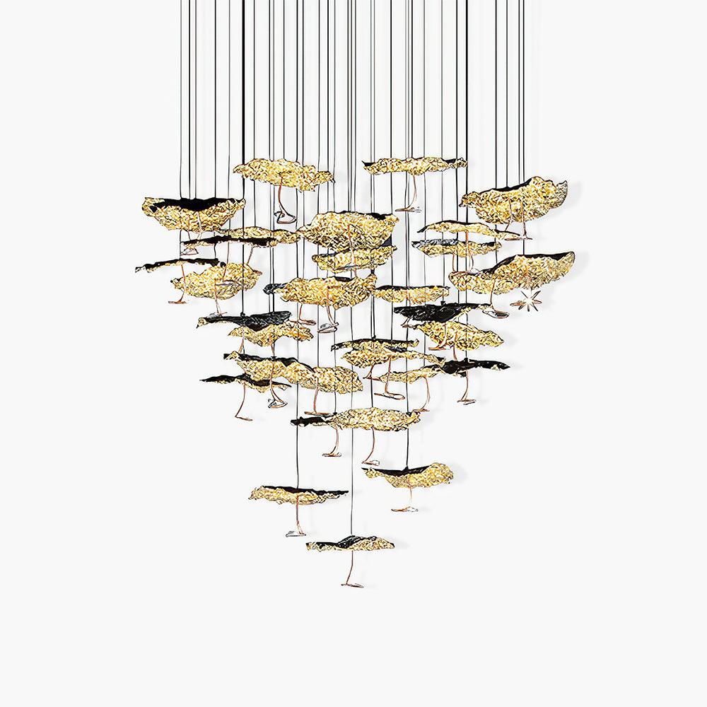 Brass Aviary Constellation Chandelier 20.5" 23.6" 31.5"