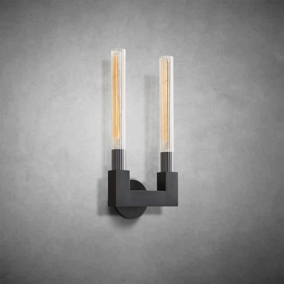 Candlestick Double Wall Sconce 18"H