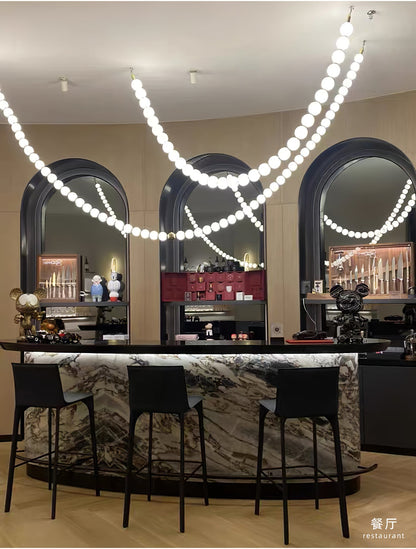 Halti Necklace Acrylic Chandelier