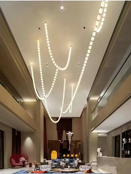 Halti Necklace Acrylic Chandelier