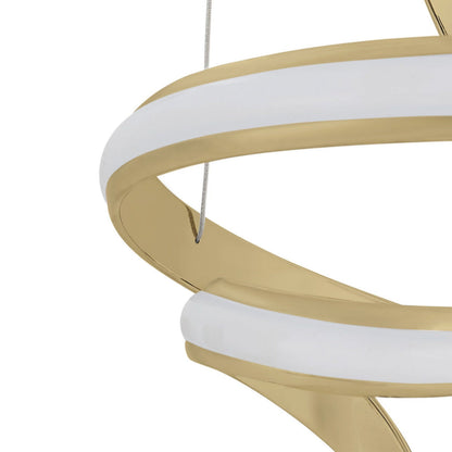 Hamburg LED Chandelier Sandy Gold